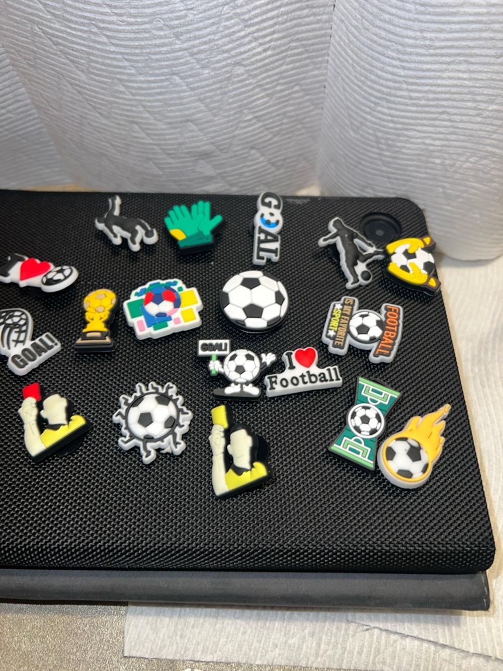 Soccer Jibbitz Shoe Charms - Assorted Football Icons